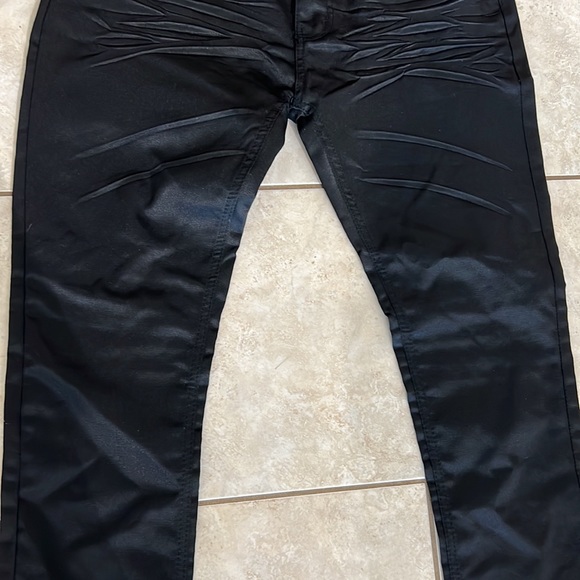 Reset Denim Jeans Size 38/30 Black New With Tags - Picture 5 of 11